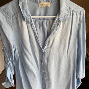 Cloth & Stone S Chambray Shirt Anthropologie